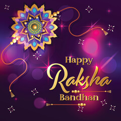  Decorated Raksha Bandhan for Indian festival of brother and sister bonding celebration
