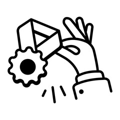 A doodle style icon of medal 