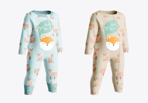 Baby Bodysuit Mockup