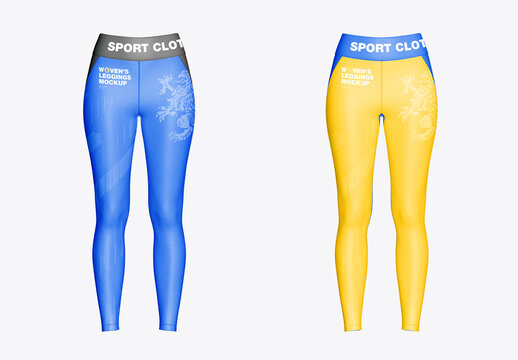 Women&rsquo;s Leggings Mockup
