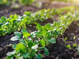 Springing to Life: Sustainable Arugula and Radish Cultivation Without Fertilizers