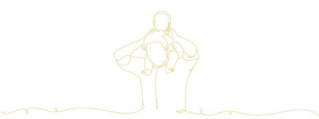 father and son vector design, for father's day, eps 4