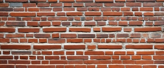 Fototapeta premium A close-up view of a textured brick wall, perfect for architectural backgrounds or rustic-themed designs.
