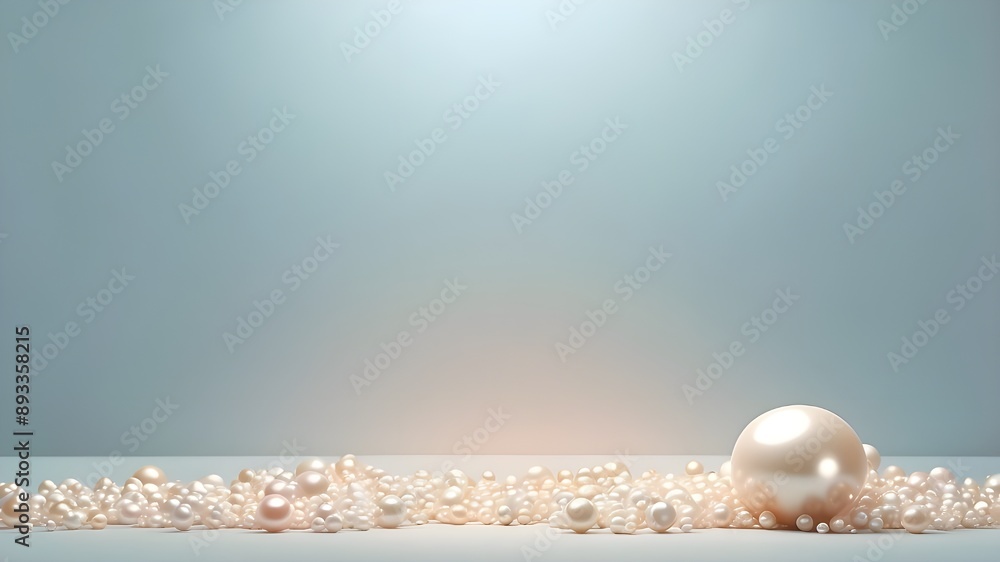 Poster abstract light pearl background for product display that is minimalistic in nature.