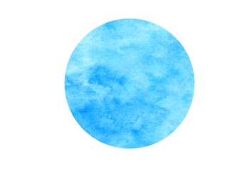 水彩　にじみ　丸