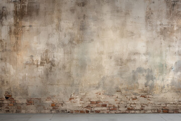 Processed collage of dirty brown concrete wall surface texture. Background for banner, backdrop