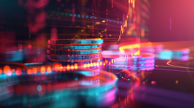 conceptual image of a treasury's dynamic funding strategy, visualized as a fluid and adaptable system responding to market changes