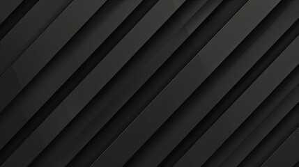 Obraz premium Abstract black wallpaper with diagonal stripes creating an elegant background