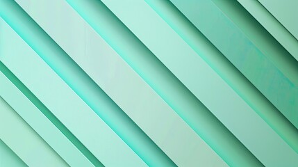 Obraz premium Mint wallpaper with diagonal stripes for a fresh and soothing background