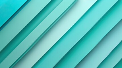 Obraz premium Turquoise background with diagonal stripes creating a vibrant and refreshing wallpaper