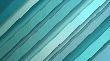 Obraz premium Teal background with cool diagonal stripes creating a calming and modern wallpaper