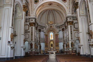 Altea, Spain Inside of Our Lady of Consuelo church in Altea,