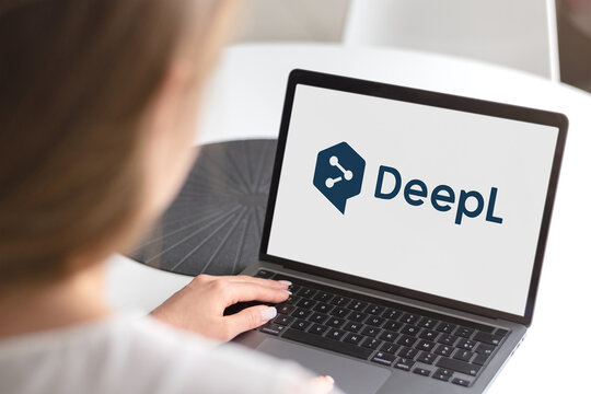 Guilherand-Granges, France - July 22, 2024. DeepL specializes in advanced language translation services using machine learning to provide accurate and natural translations.