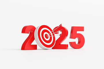 2025 new year goals target achievement aspirations motivation © Cagkan