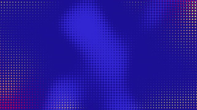 halftone looped background