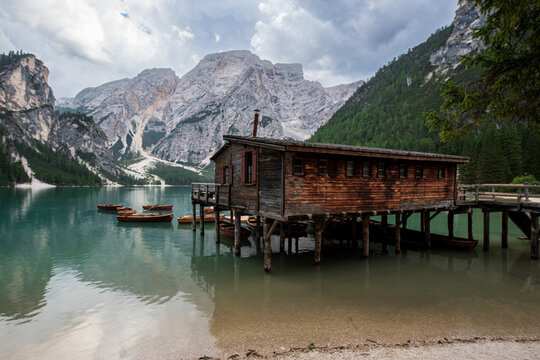 S&uuml;dtirol Pragser Wildsee in the Dolomites
