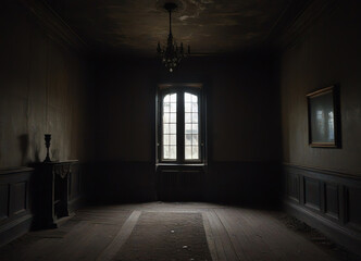 An image of mysterious and gothic room