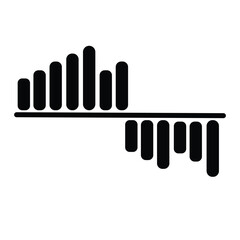 simple black line graph white background