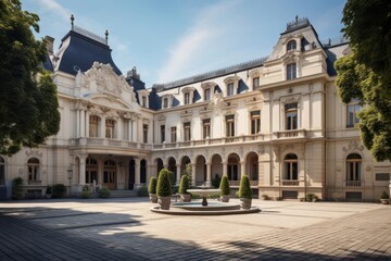 Palace city architecture building.