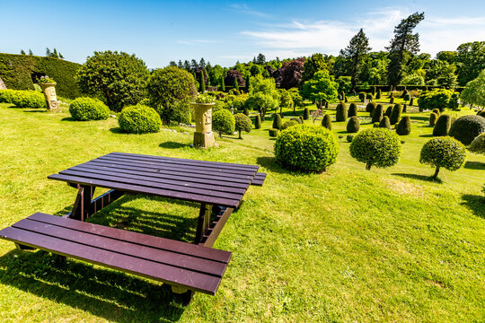 Drummond Castle Gardens, Perthshire, Scotland, UK