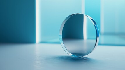 Reflections that symbolize innovation, creativity, and technological advancement.