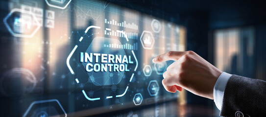 Internal Control. Business, Technology, Internet and network concept