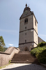 Parish church of Bregenz-St. Gallus in Bregenz, Austria on Lake Constance