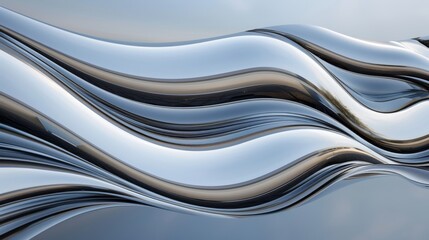 Architectural details reflected in polished surfaces