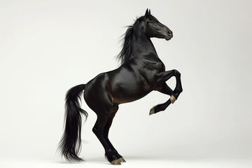 black horse close up