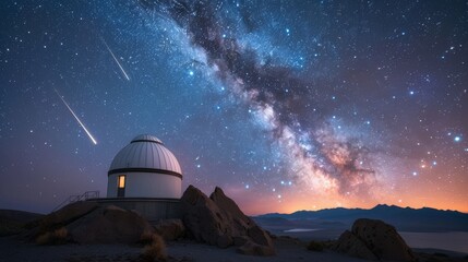 Obraz premium Astronomical observatories.