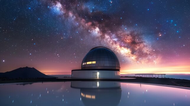 Astronomical observatories.