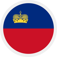 Obraz premium Liechtenstein Flag Icon