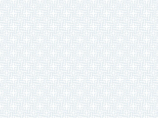 和柄パターンの背景壁紙素材、青色の角繋ぎ模様のベクターイラスト