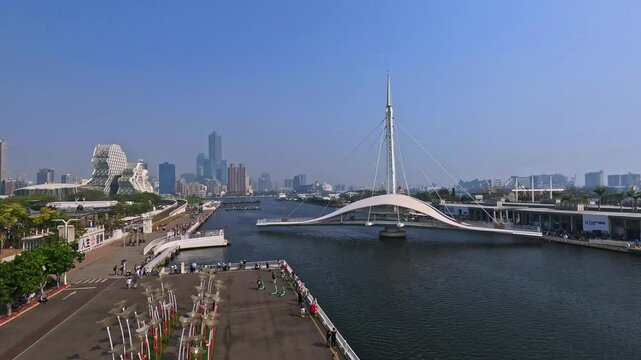 台湾　高雄　大港大橋　Taiwan　Kaohsiung　Great Harbor Bridge　
