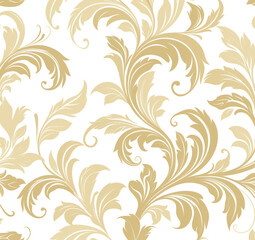 Fototapeta premium A seamless pattern of abstract on a white background