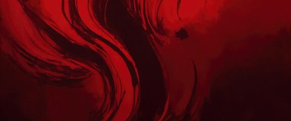 Dark Red artistic hand painted multi layered background