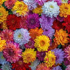 colorful flowers background