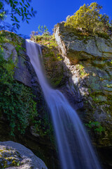 Obraz premium Pozo Airón Waterfall Walking Route, Arribes del Duero Natural Park, SPA, SAC, Biosphere Reserve, Salamanca, Castilla y León, Spain, Europe