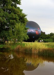 ten-meter inflatable model shows the shape of the starry sky Brno Czech Republic