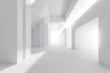 Fototapeta premium Abstract White Architectural Design