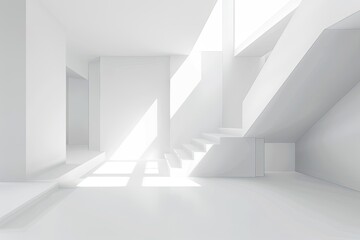 Fototapeta premium Abstract White Architectural Design