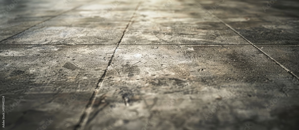 Poster Textured concrete floor makes for an abstract background with ample copy space image for text or objects