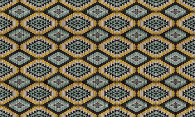 American tribal ethnic native pattern.Traditional Navajo,Aztec,Apache,Southwest and Mexican style fabric pattern.Abstract vector motifs pattern.For fabric,clothing,blanket,carpet,woven,wrap,decoration
