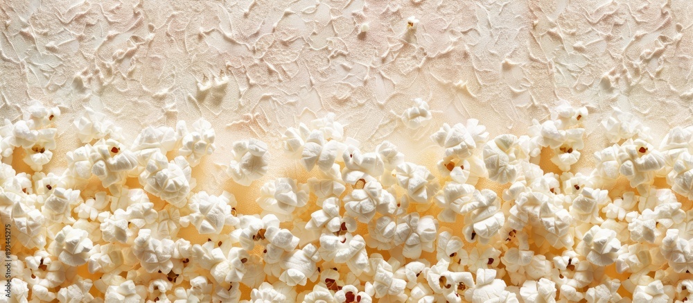 Poster Background featuring a textured surface resembling popcorn with empty space for added elements copy space image