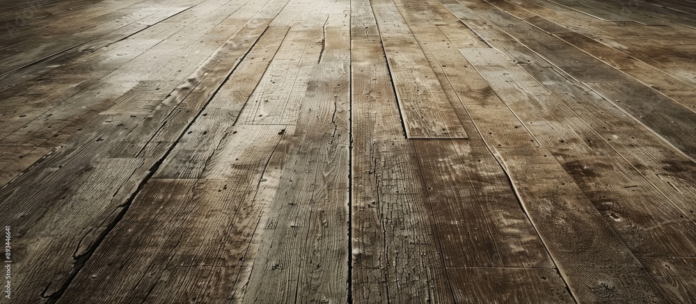 Leinwandbilder worn out floor with visible marks ideal for background in photos needing a copy space image