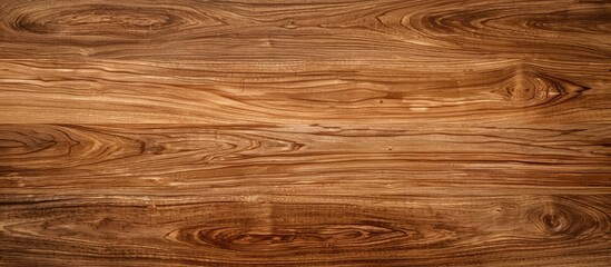 Obraz premium Vintage light teak surface board on desk with decorative copy space image features a seamless brown plywood texture and old panel wood grain making it a natural design resource