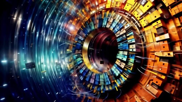 Futuristic View of Large Hadron Collider
