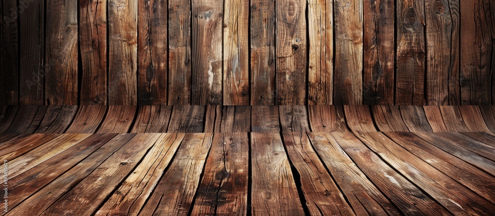 Poster background with a wooden texture ideal for copy space image