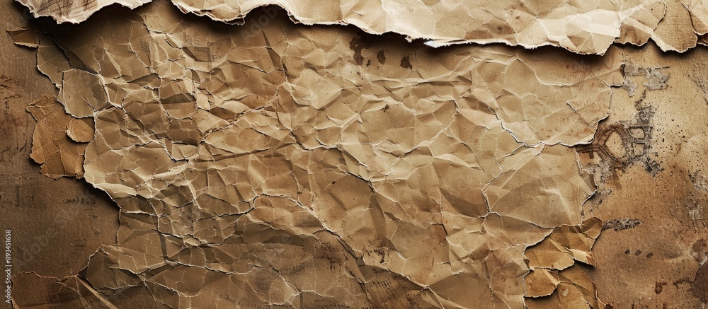 Aufkleber Texture of paper providing a backdrop with empty space for images. with copy space image. Place for adding text or design