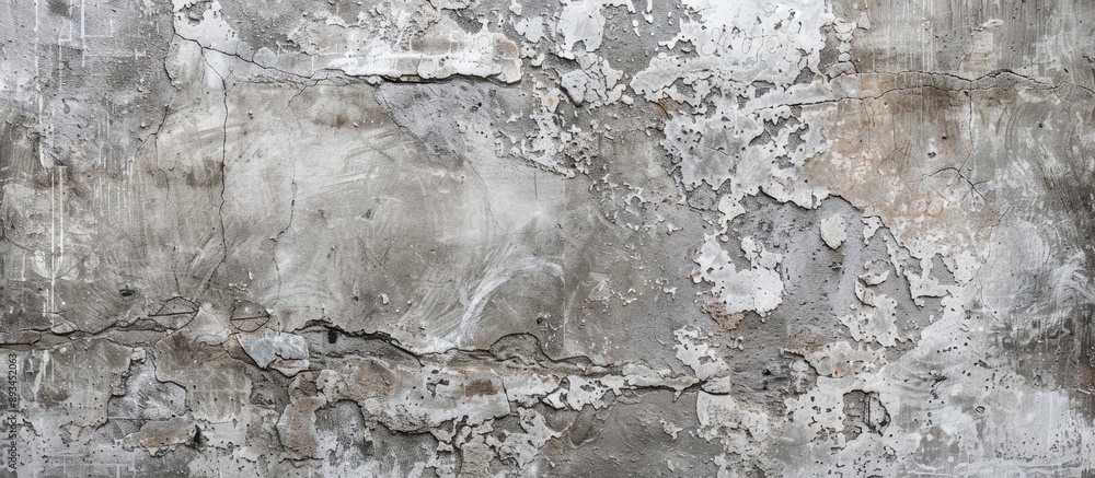 Leinwandbilder a vintage rustic gray cement wall with a grungy plaster texture provides a textured background in a 